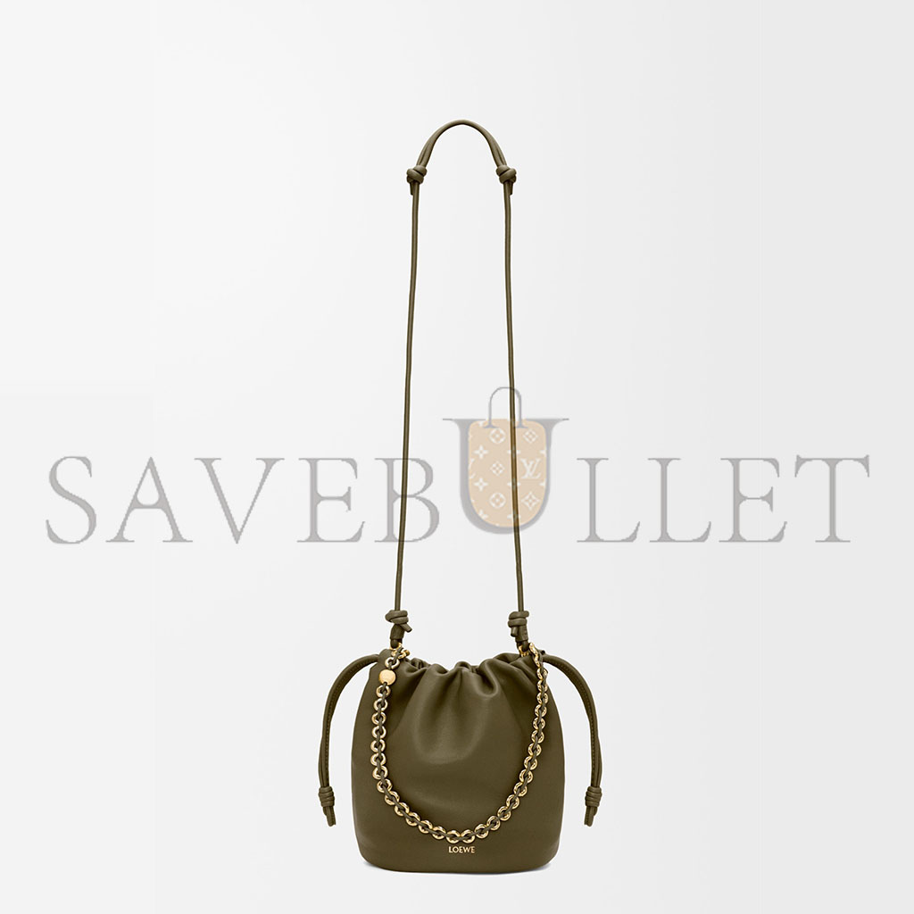 LOEWE FLAMENCO PURSE BUCKET IN MELLOW NAPPA LAMBSKIN 0011091584 (32*24*17cm)